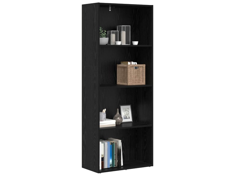  Bibliothèque autoportante, armoire à livres 60 x 30 x 151,5 cm bois d'ingénierie  - Conforama C