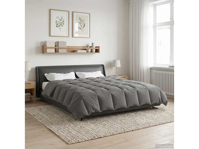 Couette - duvet d'été 240 x 260 cm été microfibre (100% polyester)  - Conforama D