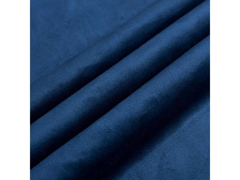  Rideau occultant, rideau black-out et anneaux velours bleu foncé 290x245 cm cf43981  - Conforama E