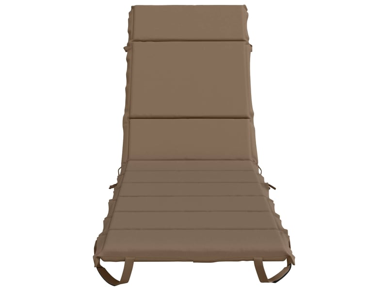 Coussin de transat, coussin pour bain de soleil gemert 100 % polyester taupe 200 x 60 x 3 cm cf56207 - Conforama D