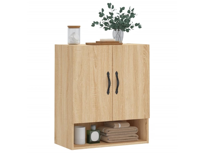  Armoire murale salon, meuble de rangement chêne sonoma 60x31x70 cm bois d'ingénierie  - Conforama C