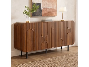 Buffet 4 porte(s)  0 tiroir(s) <strong></strong> <strong>Qualité haut de gamme</strong> - 160 cm coloris marron 