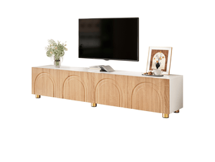 Meuble tv coloris bicolore 180 cm   