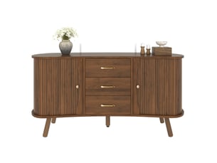 Buffet 2 porte(s) 3 tiroir(s) - 150 cm coloris naturel