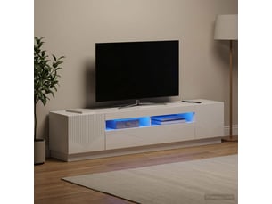 Meuble tv coloris blanc 49 cm <strong></strong>  <strong></strong>