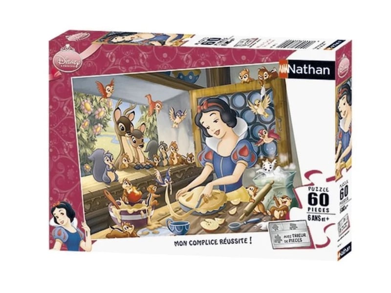 Puzzle 60 p blanche neige fait patisserie 86554 - Conforama A