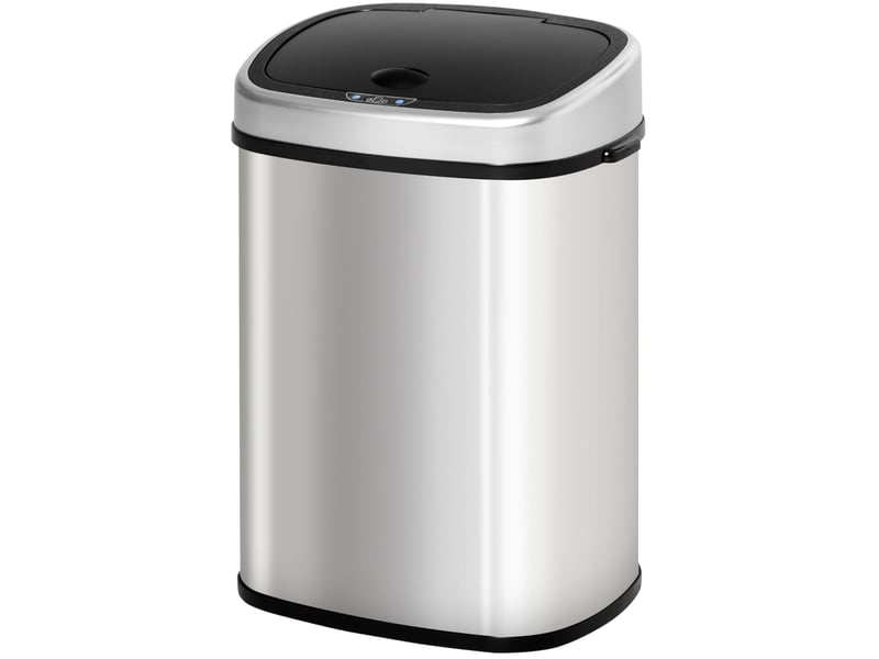  Poubelle cuisine 48 l 40,5 x 29,5 x 57 cm capteur argentée  - Conforama A