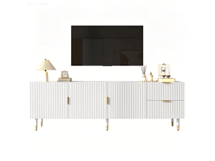 Meuble tv coloris blanc 170 cm