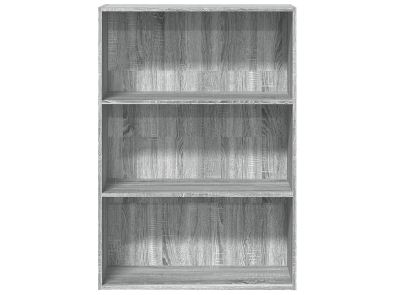  Bibliothèque, meuble de rangement salon sonoma gris 80x30x114 cm bois d'ingénierie  - Conforama D