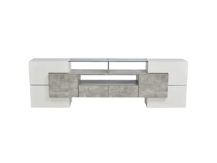 Meuble tv coloris gris 200 cm OSUPNESSEE