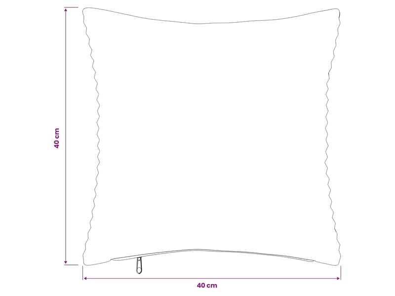 Lot de 6 housses de coussin heerlen vert gris 40 x 40 cm cf49785 - Conforama E