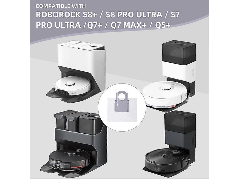  Replacement dust bags for s8+s8 pro ultras7 maxv ultra s7 pro ultra+max+q5+ vacuum self-empty dock,b  - Conforama B