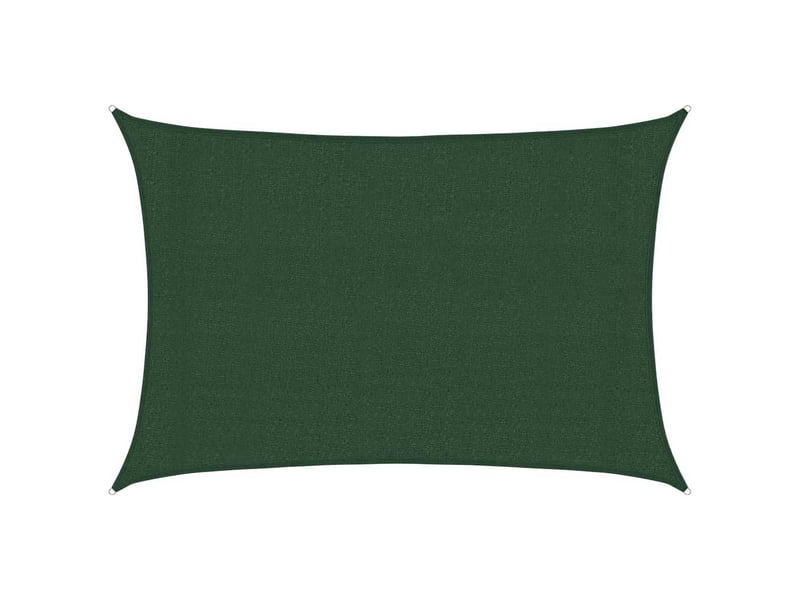  Voile d'ombrage - voile d'ombre - voile parasol 160 gm² vert foncé 3x5 m pehd  - Conforama A