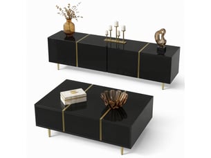 Meuble tv coloris noir 170 cm VLIVRA  