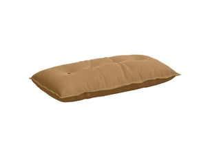 Coussin de dos, coussin de dossier marron 100 x 50 cm tissu en velours côtelé cf54794