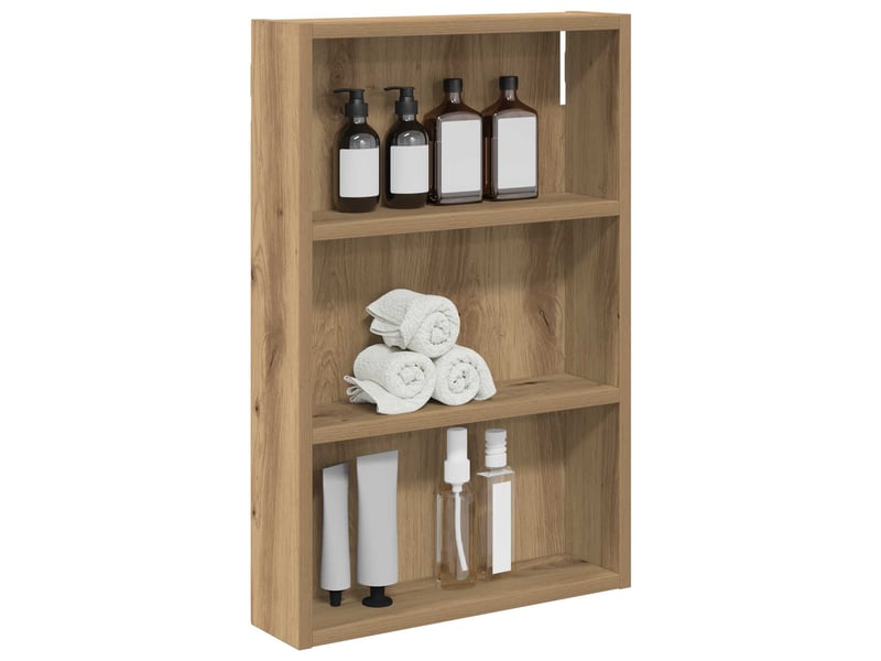  Armoire murale de salle de bain, cabinet de salle de bain chêne artisanal cf65190  - Conforama C