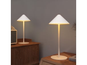 Lampe de table led avec câble usb, interrupteur tactile, boîtier en métal, rechargeable, blanche