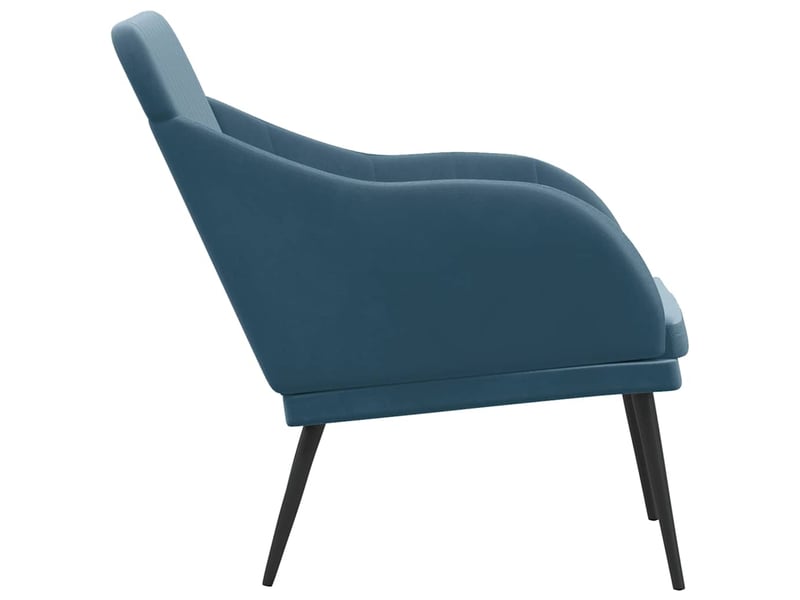 Banc, canapé 2 places bleu 110x76x80 cm velours shl58344 - Conforama D