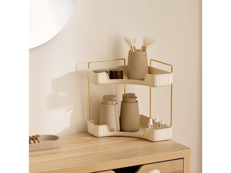  Étagère d'angle 2 niveaux pour douche alba blanc ALBA - Conforama B