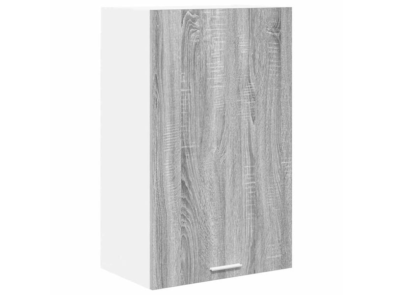 Meuble de rangement | armoire suspendue gris sonoma et blanc 50 x 31 x 80 cm - Conforama A