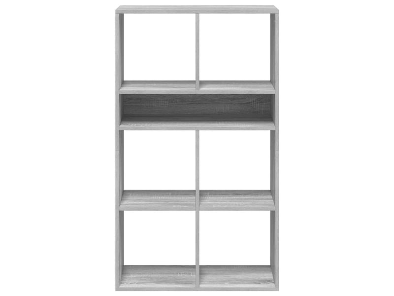  Bibliothèque, meuble de rangement salon sonoma gris 66x31x112 cm bois d'ingénierie  - Conforama D