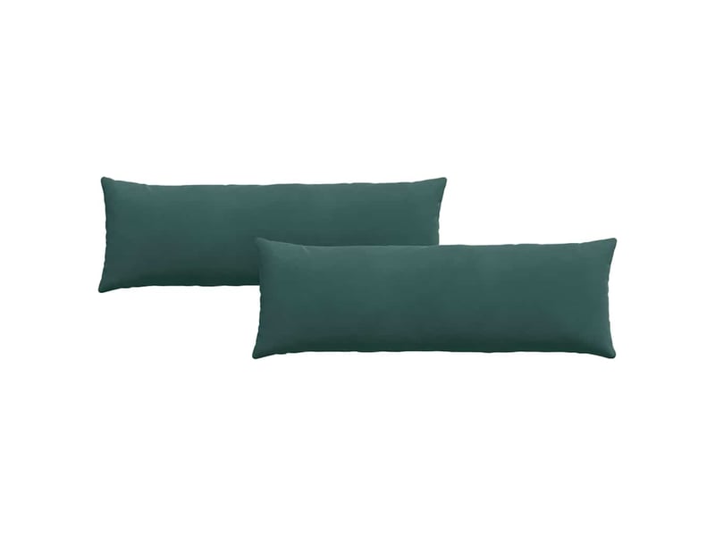  Lot de 2 coussins de canapé, coussins décoratifs vert foncé 120 x 40 cm cf59178  - Conforama A