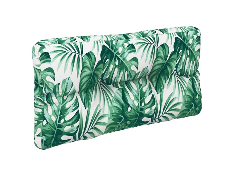  Lot de 2 coussins de palette, coussins de canapé motif de feuilles tissu cf59567  - Conforama D