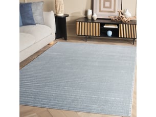Tapis moderne en polypropylène bleu, 201 x 201 cm