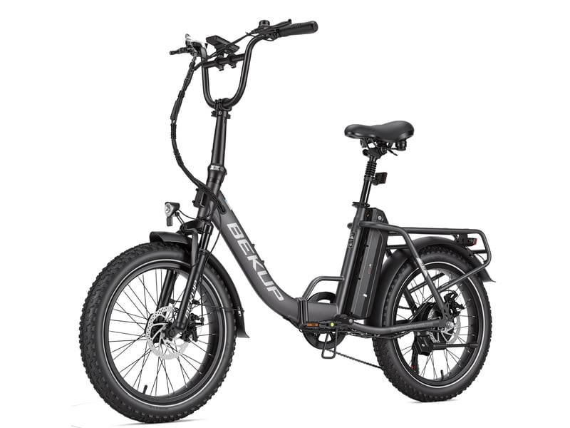  Bekup s3 vélo électrique pliable, pneus 20, batterie 48v 15ah, gris  - Conforama C