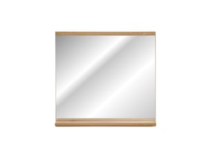 Miroir salle de bain rectangulaire 57x60 cm avec rebord rangement