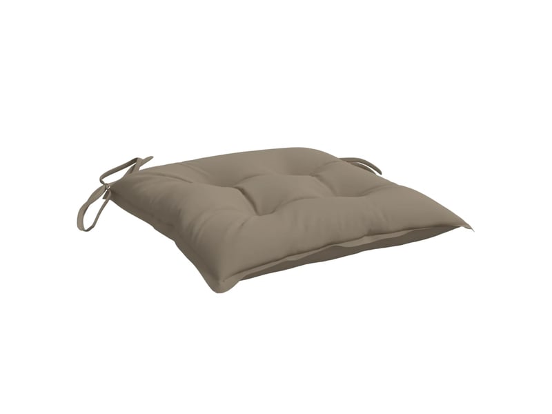  Lot de 2 coussins de palette, coussins de canapé taupe 50x50x7 cm tissu oxford cf59619  - Conforama E