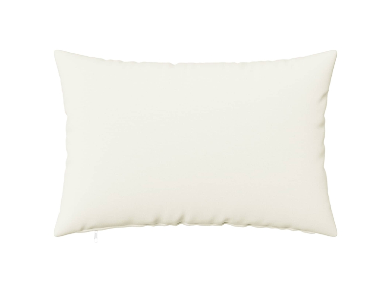  Lot de 6 housses de coussin heerlen blanc 40 x 60 cm tissu cf49577  - Conforama A