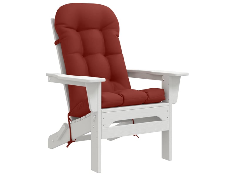 Coussin de transat ensoleillé, coussin pour bain de soleil putten 100 % polyester rouge cf56085 - Conforama C