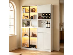 Vitrine coloris blanc <strong>DESVIAE</strong> <strong></strong> - x200 cm