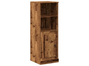 Buffet haut - bahut - meuble de rangement vieux bois 36x35,5x103,5 cm bois d'ingénierie