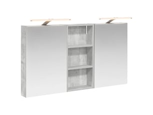 Ensemble de meubles de salle de bain 3 pcs 110x10.5x60.5 cm shl462
