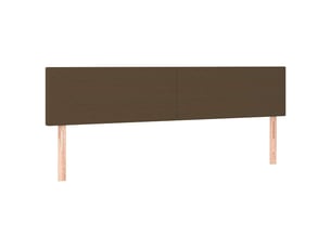 Tete de lit A poser largeur 160 cm   marron