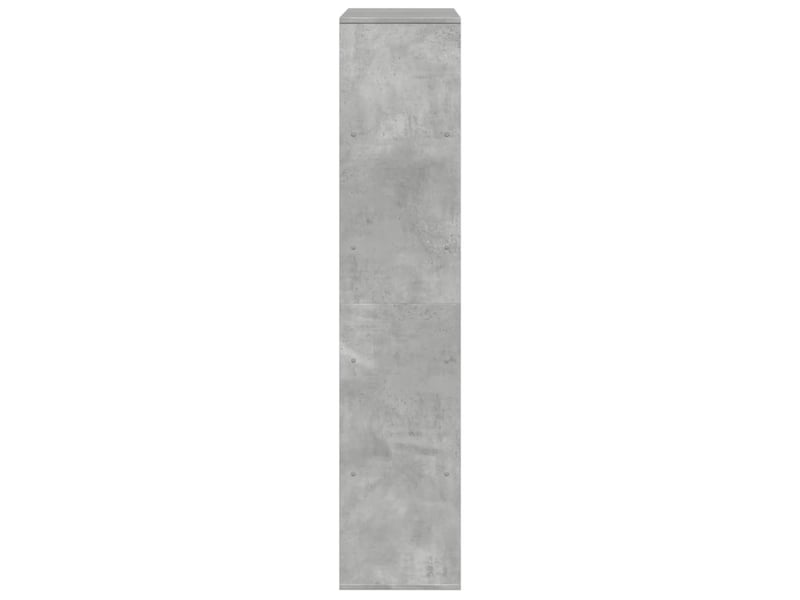  Cloison bibliothèque, meuble de rangement gris béton bois d'ingénierie shl1357  - Conforama E