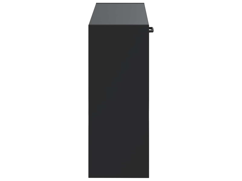  Meuble à chaussures mural, armoire à chaussures utrecht 71x17x43 cm noir  - Conforama E