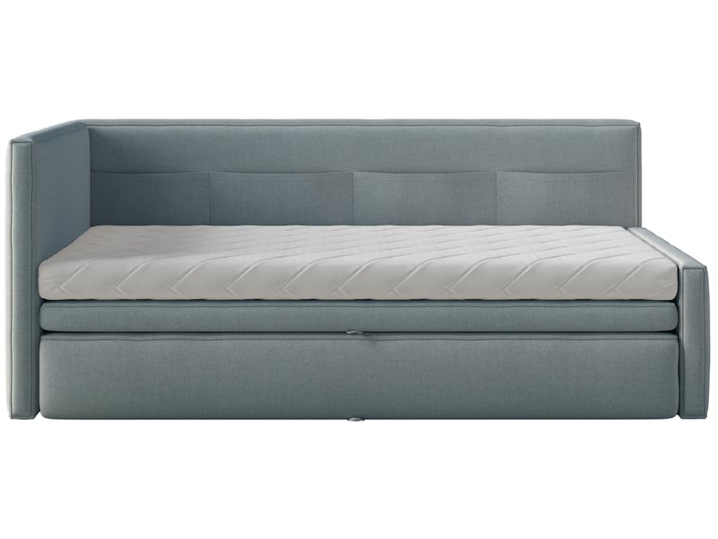  Selsey nesmi - lit rembourré - 90x200 cm - bleu Nesmi - Conforama A
