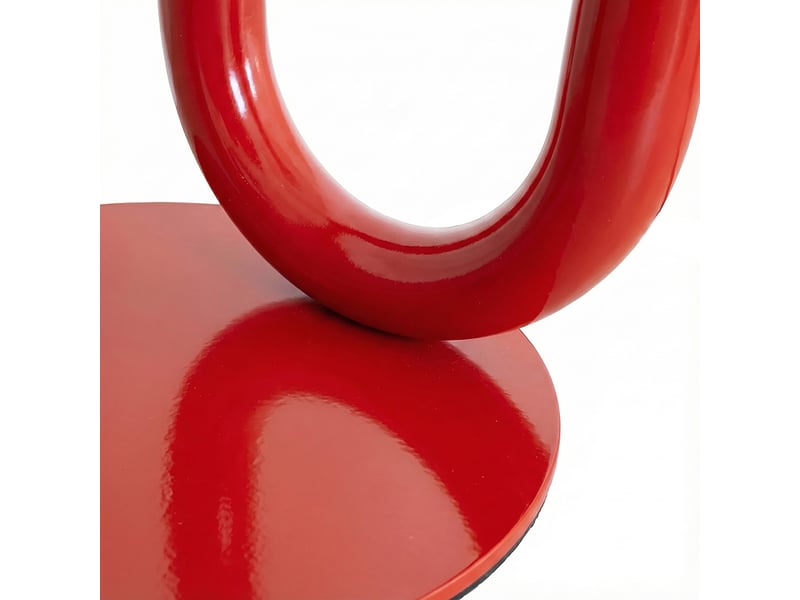 Lampe de table wama en métal rouge  - Conforama D
