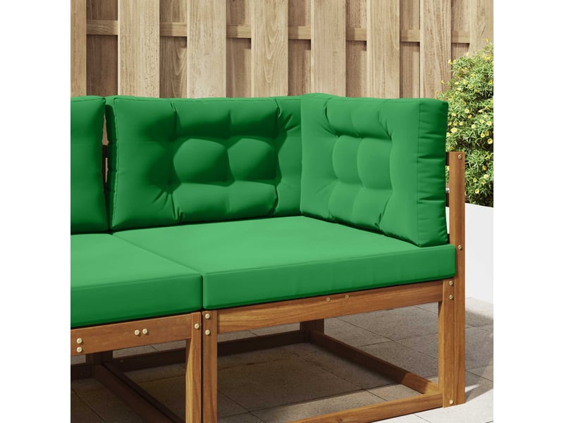  Coussin de canapé d'extérieur, coussin de chaise polyester vert 80 x 80 cm cf54196  - Conforama B