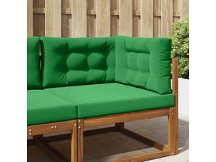 Coussin de canapé d'extérieur, coussin de chaise polyester vert 80 x 80 cm cf54196