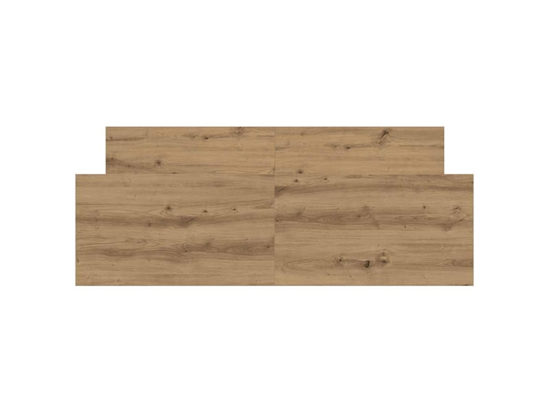  Lit double- lit adulte -  cadre de lit sans matelas chêne artisanal 120x190 cm  - Conforama D