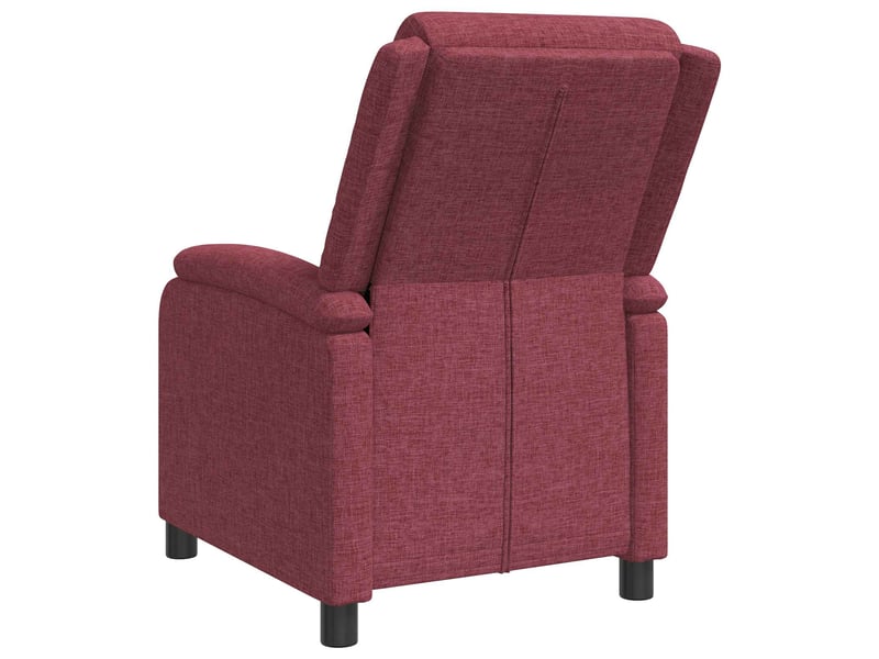  Vidaxl fauteuil inclinable bordeaux tissu  - Conforama E