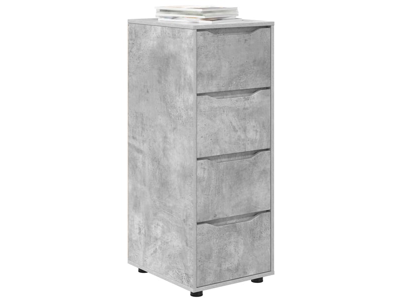  Armoire de rangement, commode de rangement 40 x 48 x 105 cm bois d'ingénierie shl4435  - Conforama C