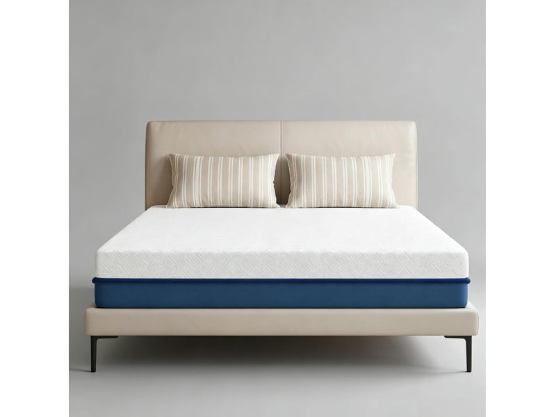  Matelas 160 x 200 cm avec mousse à mémoire de forme et mousse au thé vert, housse lavable, soutien moyen  - Conforama D