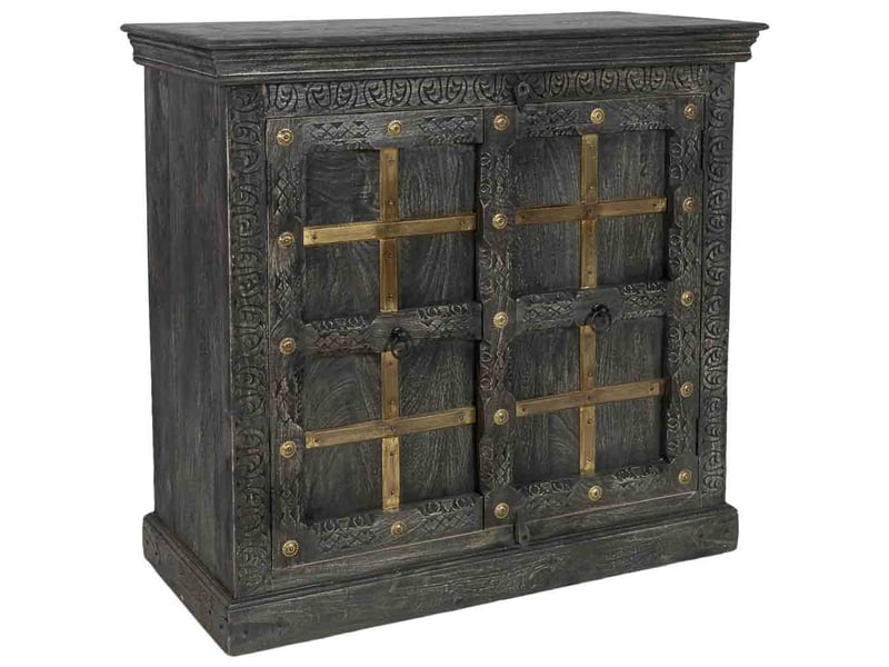  Buffet en bois 99 x 46 x 96h cm  - Conforama A