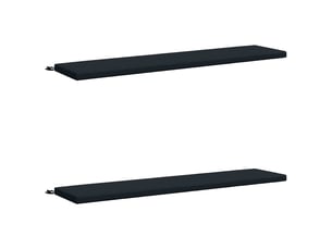 Lot de 2 coussins de banc, coussins d'assise soest 100 % polyester bleu foncé cf57110