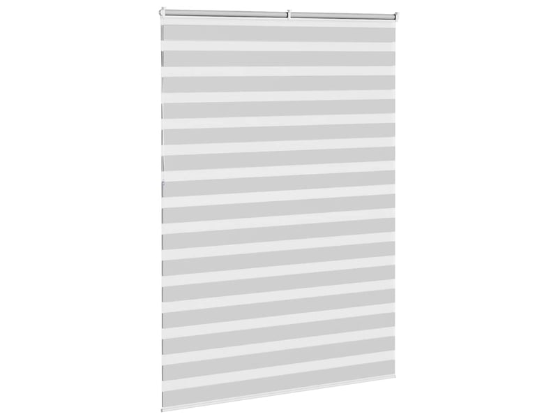 Store zèbre, store de fenêtre gris clair largeur du tissu 160,9 cm polyester cf48487 - Conforama D